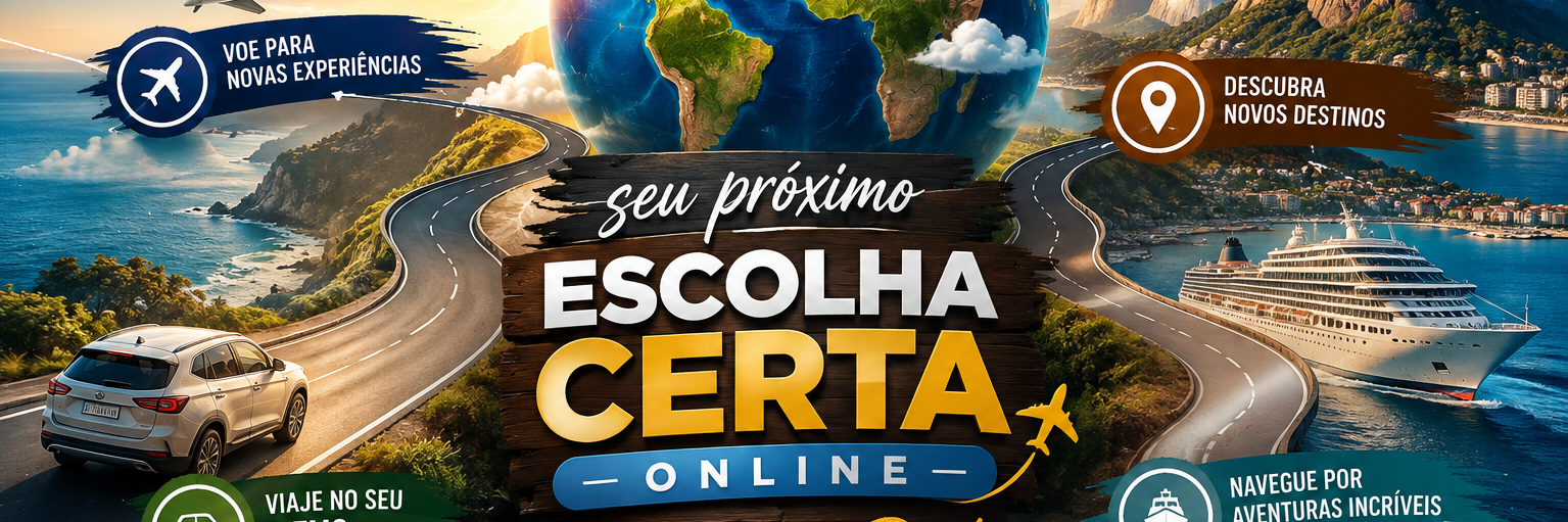 Escolha certa online-seu próximo destino